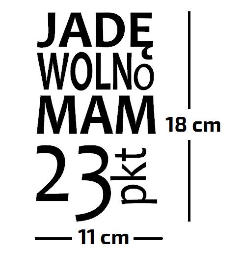 Jadę wolno...
