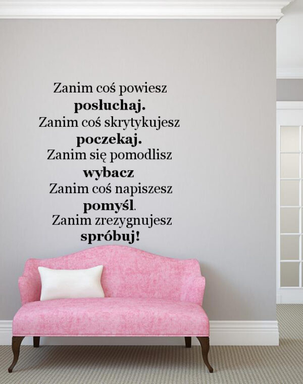 Zanim ...