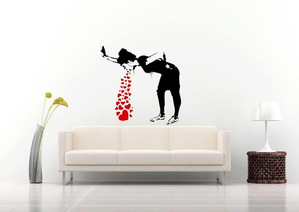 Kobieta Serca - Banksy