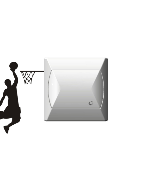 Naklejka na kontakt - koszykarz NBA