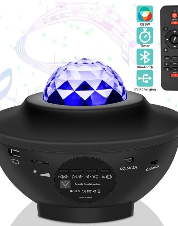 Projektor gwiazd LED z głośnikiem Starlight