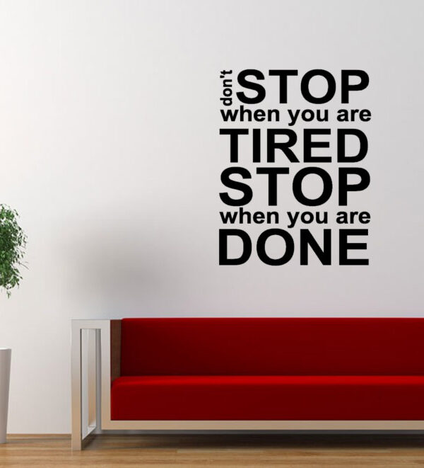 Cytat - Dont' stop....