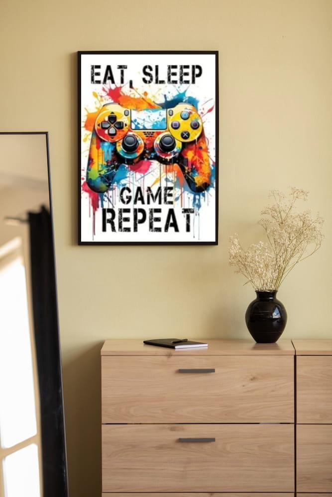 Plakat w ramie A3 Gracz