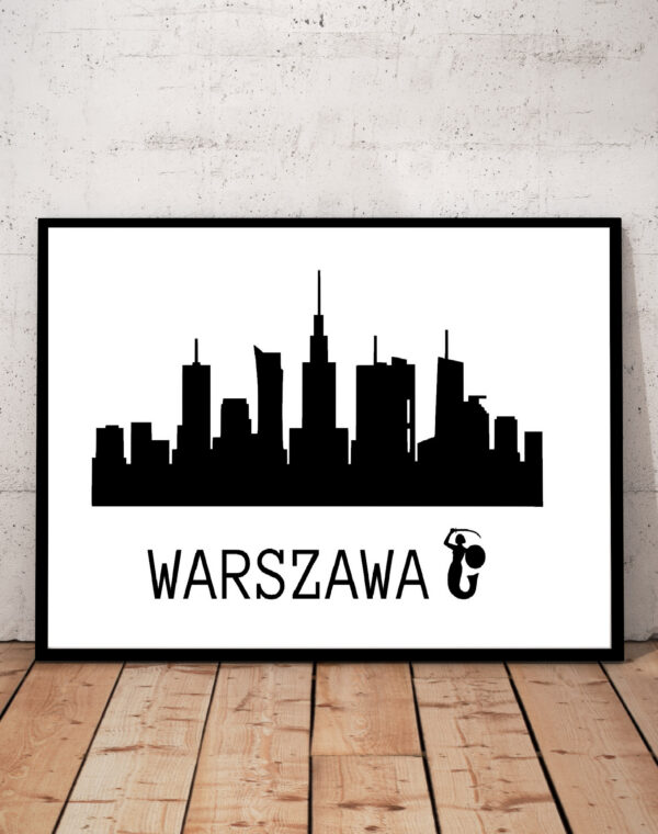 Miasta Świata Warszawa - Plakat A3