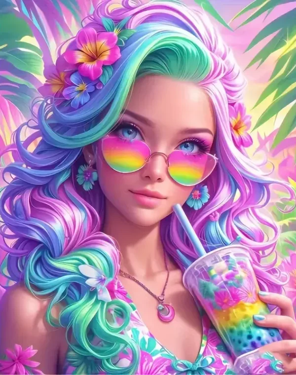 Barbie Haft Diamentowa Mozaika Diamond Painting