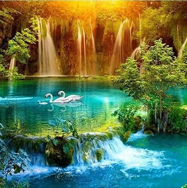 Natura Wzory Haft Diamentowa Mozaika
