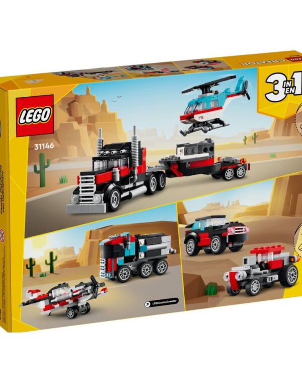 Klocki LEGO Creator 31146 Ciężarówka helikopter