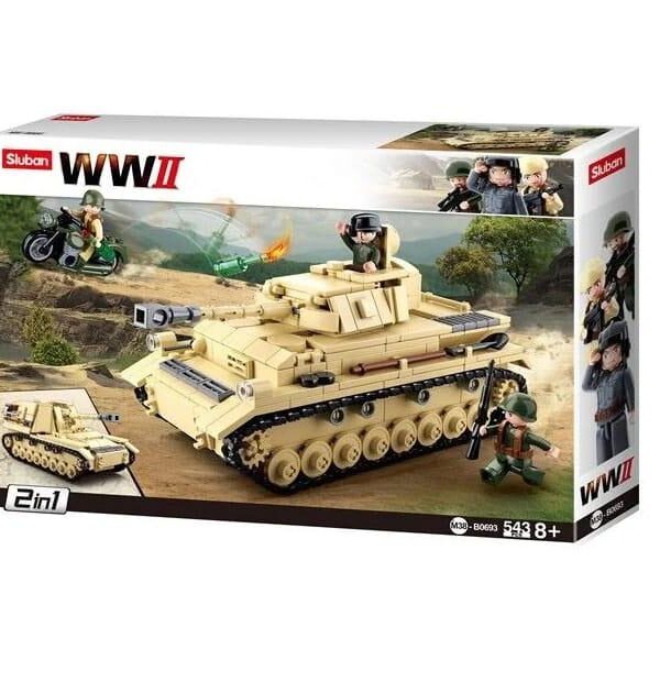 Klocki Sluban WWII 2w1 German Tank M38-B0693