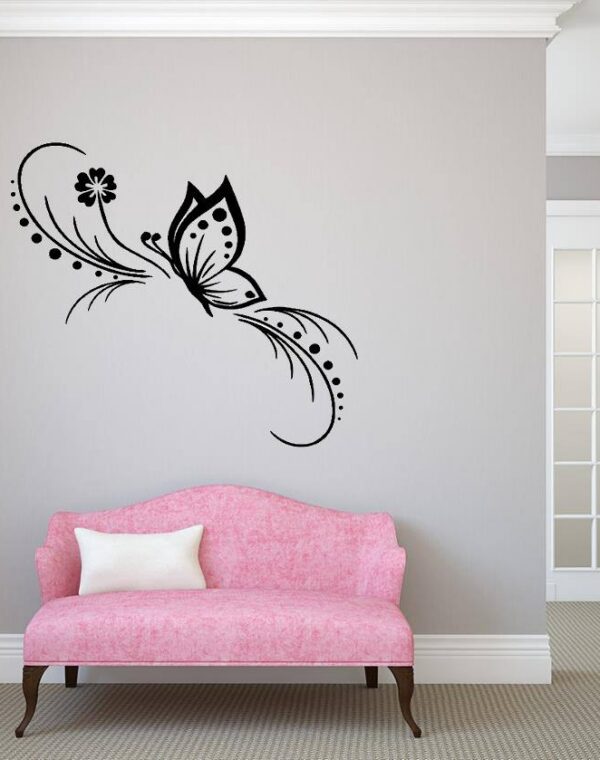 Motyl Art Nouveau
