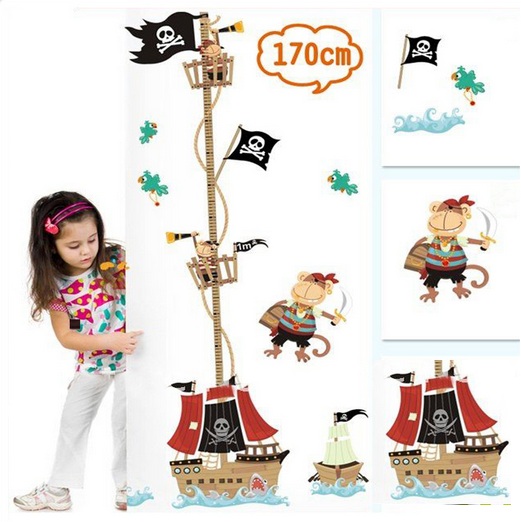 Łódz Piratów - miarka wzrostu