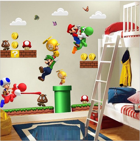 Super Mario Bros naklejka dla dziecka
