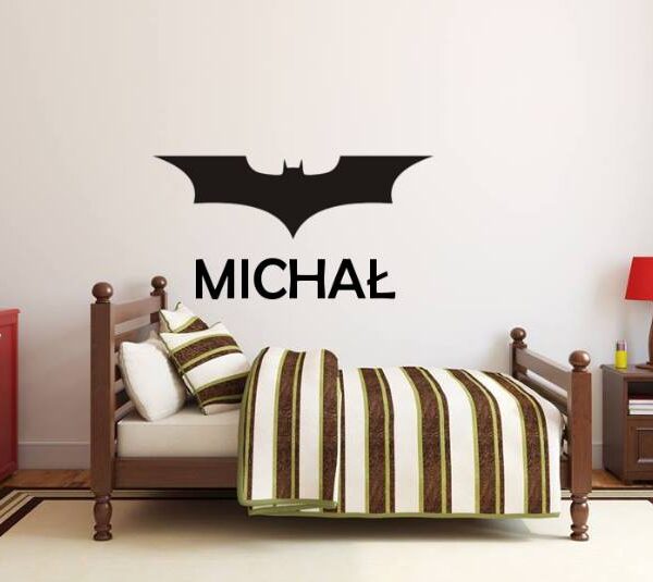 Imię dziecka + Logo Batman IV