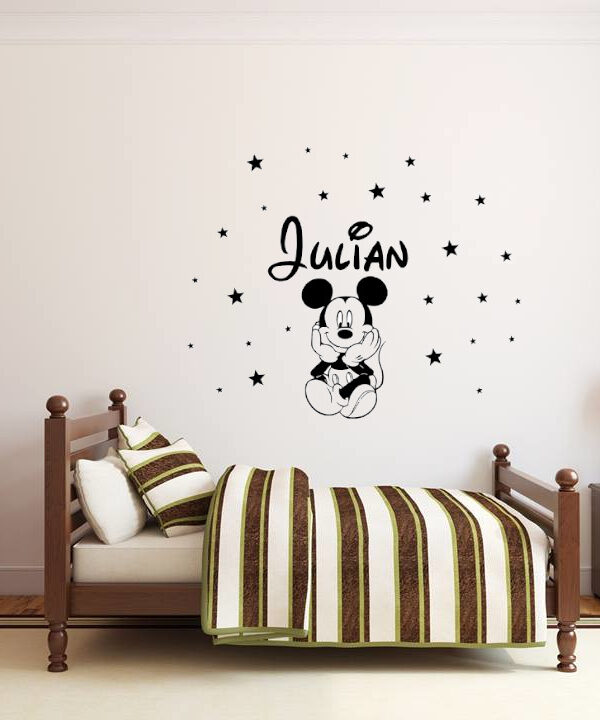 Myszka Mickey - gwiazdki oraz imię dziecka
