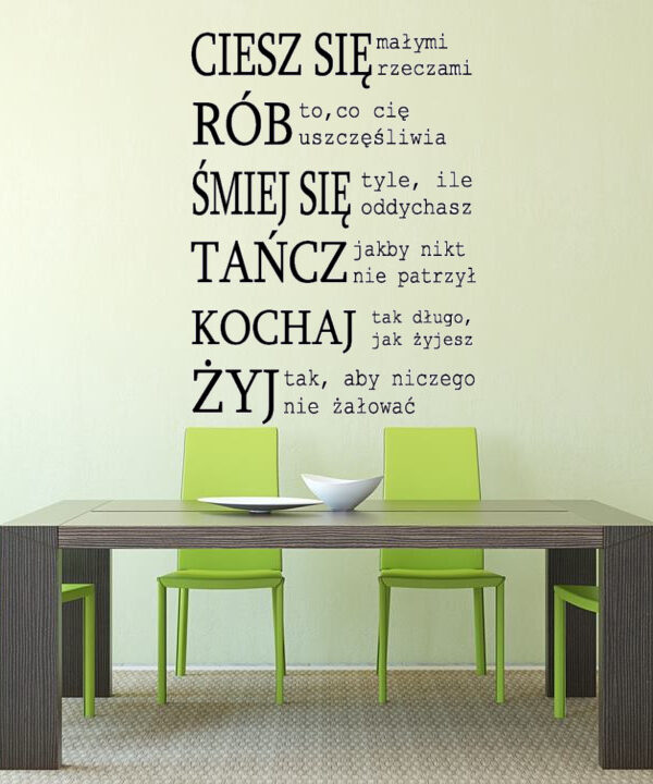 Cytat "Ciesz się małymi rzeczami..."