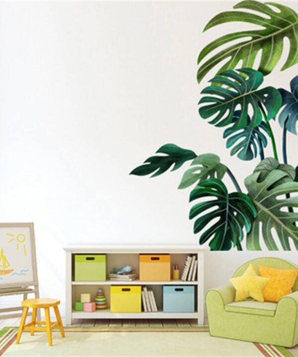 Naklejka ścienna Liście Monstera