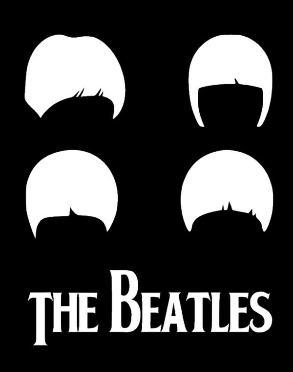 The Beatles - naklejka ścienna