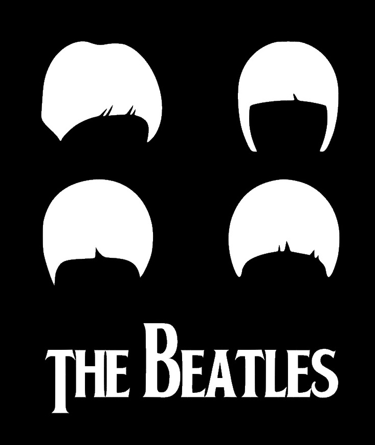 The Beatles - naklejka ścienna