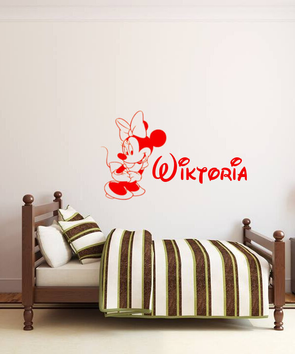 Myszka Minnie + imię dziecka 4