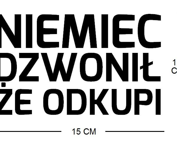 Niemiec dzwonił...